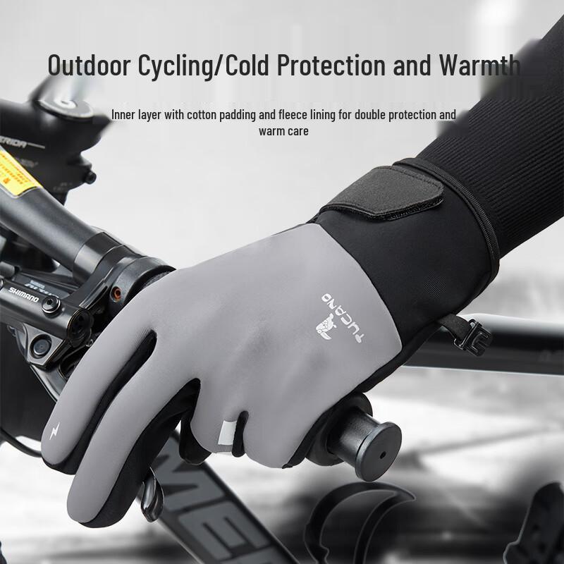 Woodpecker Men's Winter Thermal Cycling & Outdoor Touchscreen Gloves