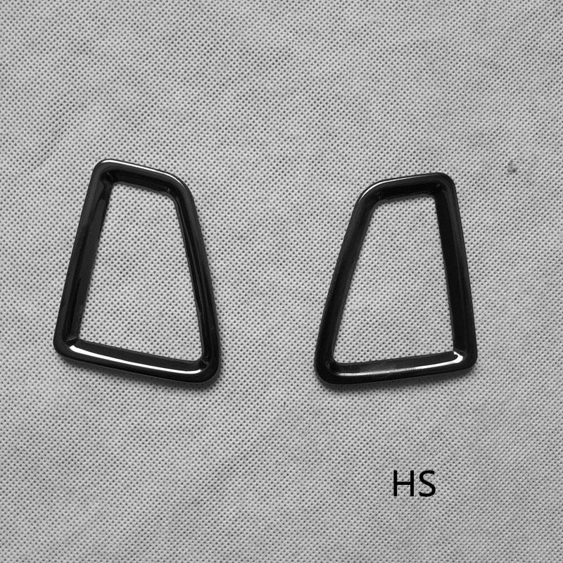 Front Air Vent Bezel Garnish Interior Metal Trim Cover for Skoda Kodiaq 2016 2017 2018 Car Styling Stickers Accessories 2 Pcs
