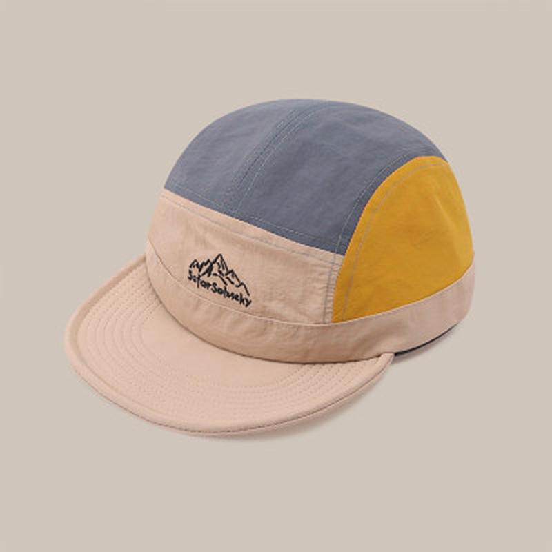

1Pcs Outdoor Sports Color-Blocked Baseball Cap, Fashionable Outdoor Hiking Hat, Street Casual Hat, Unisex Adjustable Sun Hat хаки