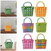 Breathable Woven Summer Handbag, Ideal for Beach, Picnics, Shopping, Vacation Or Travel