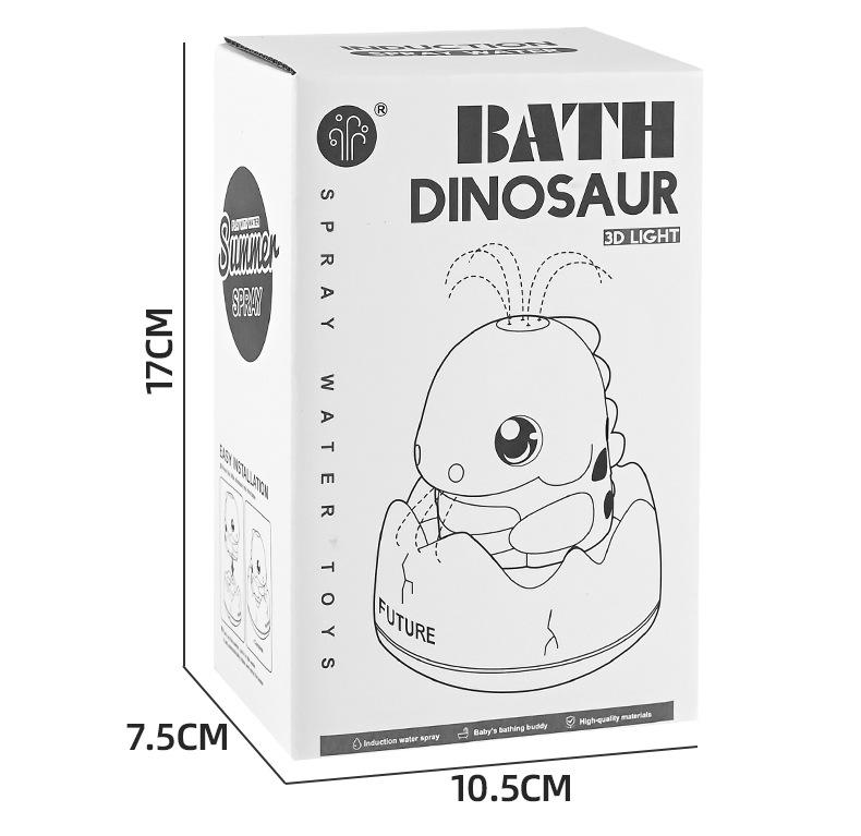 Electric Dinosaur Egg Bath Toy with Lights & Music