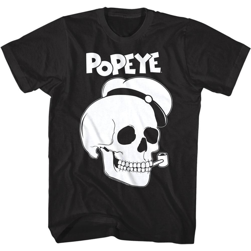 Popeye the Sailorman Skull Men T Shirt M