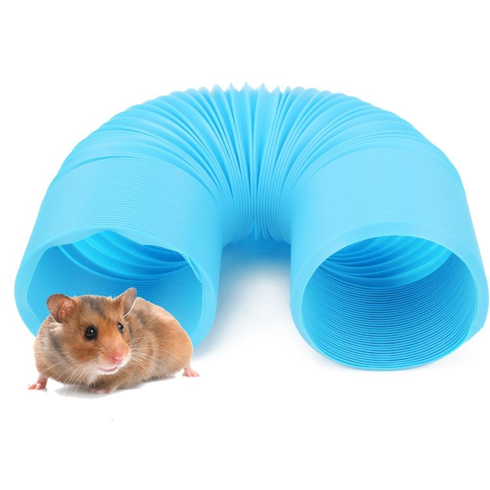 Durable Mini Pet Tunnel Toy Retractable Small Animal Foldable Play Tunnel Guinea Pig