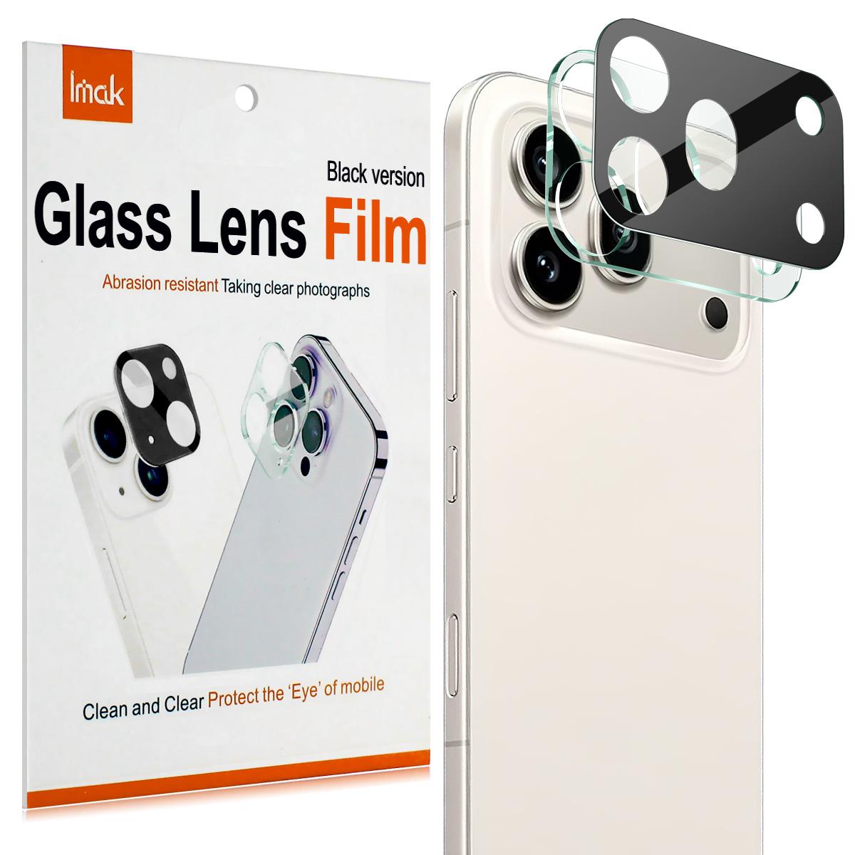 

For Honor 600 Pro 5G Glass IMAK High Definition Integrated Glass Lens Film Black Version Honor 600 Pro 5G