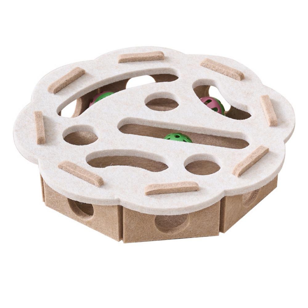 Creative Pet Puzzle Track Toy Funny Kitten Track Ball Toy Cat Exercise Toy Cat Teasing Artifact