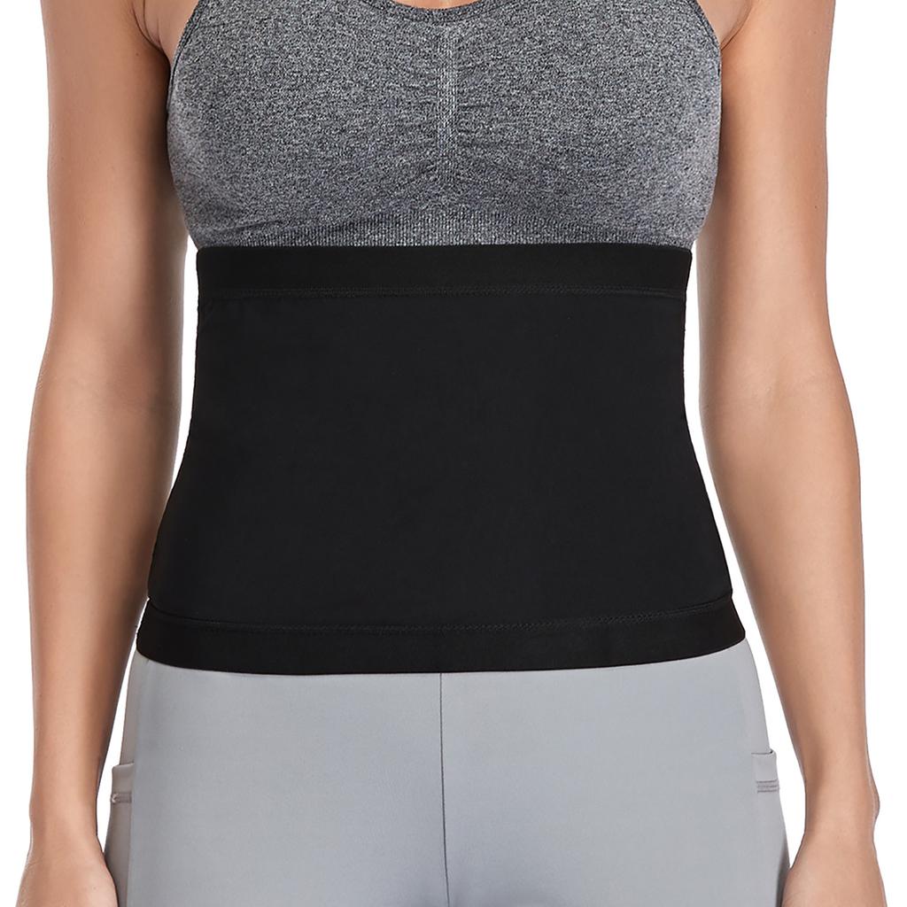 Women Men Waist Trainer Band Tummy Control Sweat Waist Band Slimming Lower Belly Belt Sports Body Shaper Sauna Wrap
