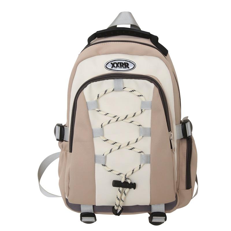 

Студенческий спортивный рюкзак для средней школы, компьютерный рюкзак большой емкости хаки