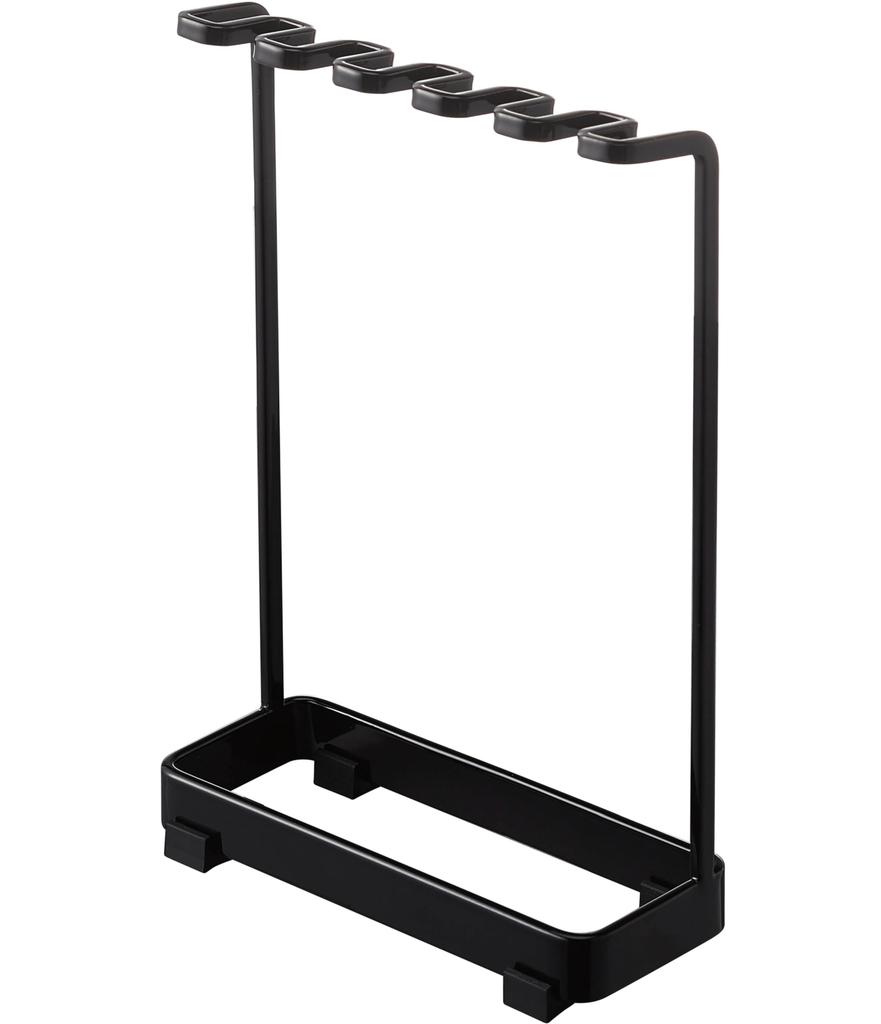 Yamazaki Tower Toothbrush W x 5cm D x Model 4699 Holder, 5-Piece Set, Black, Approx. 12.5cm 18.5cm H,