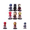 Figure Decorazione Torta di Compleanno Affascinanti degli Avengers Inclusi Iron Man E Captain America Per le Celebrazioni dei Bambini