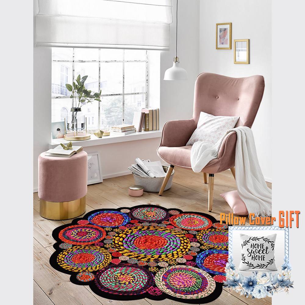 

Mosimoso Home H679 Ковер с кожаной подошвой и цифровой печатью