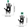 1PC 3D Bleeding Palm Motorcycle Stickers Waterproof DIY Motorbike Fuel Tank Fairing Vinyl Decals Car Window Halloween Decoration