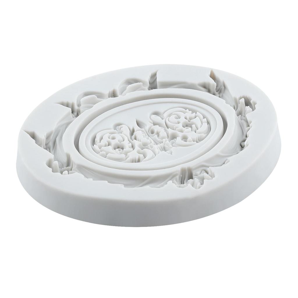 Baroque Frame Silicone Molds Picture Frames Fondant Mold Cake Decorating Tools Cupcake Topper Candy Chocolate Gumpaste Mold