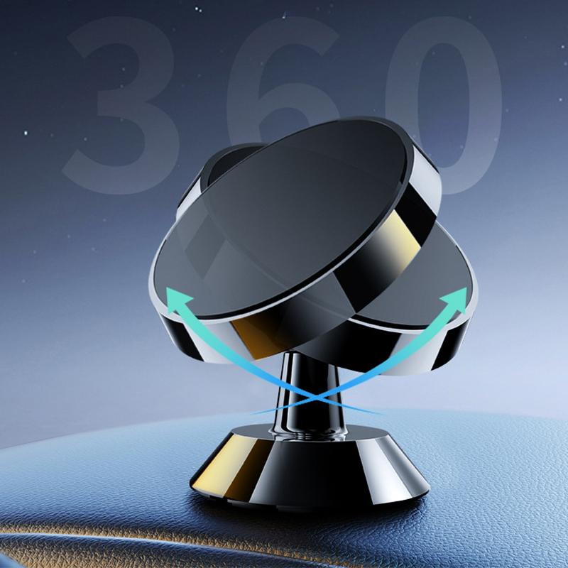Magnetic Car Phone Holder 360 Degree Rotation Mobile Phone Magnetic Bracket Multifunctional Adsorption Type Cell Phone Support