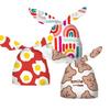 2025 Cartoon Rabbit Ear Plastic Bags for Snacks & Baking - Gift Set of 50