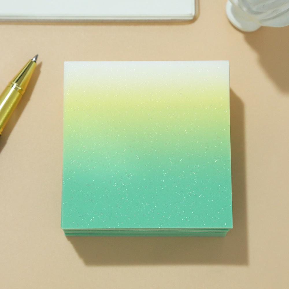 50 fogli Notes adesive per studenti PET traslucido Post-it Blocchetti notes Posit per cancelleria scolastica Adesivi per ufficio