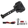 Metal Spare Tire Rack Spare Tire Bracket Wheel With LED Light Replacement for Axial SCX10 III Jeep Wranler 1 10  Remote