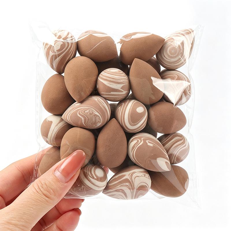 30/40Pcs Mini Makeup Sponges, Expand When Exposed To Water, Can Be Used Both Wet And Dry, Suitable For All Skin Types