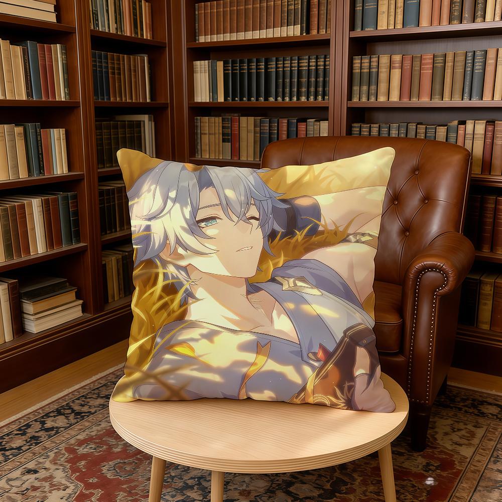 Game Honkai Star Rail Phainon cushion cover Home Office Birthday Anniversary Gifts Soft Skin Friendly Cushion Cover