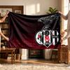 Bjk Fc (5) Personalized Name Blanket Soft Cozy Gift for Sofa Bed Couch Home Decoration