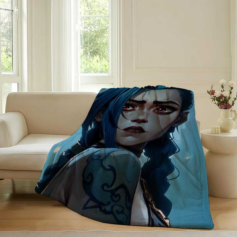 Fashion print COOL J Jinx Blanket For Sofa Office Bed Plane Travel Sleep Read Relax Camping Soft And Warm