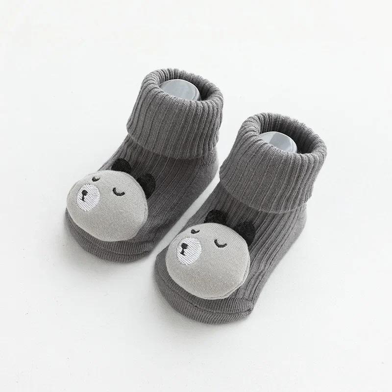 Cotton Baby Socks Cartoon Animal Anti Slip Floor Socks Newborn Socks Autumn Winter Socks for Children Baby Boy Girl Infant Socks