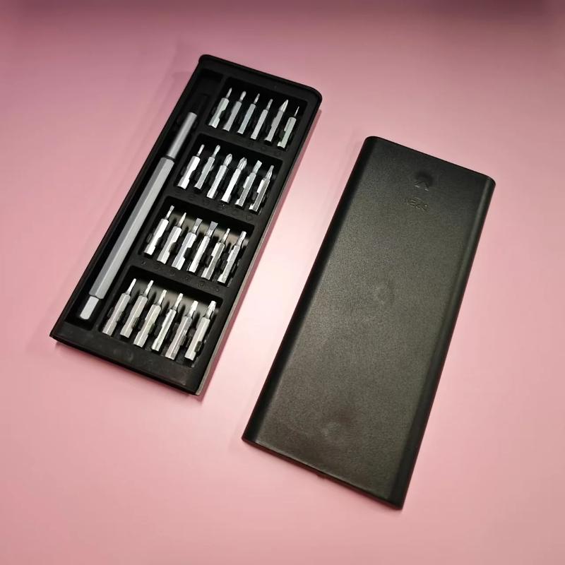 24 Piece Set of Precision Screwdrivers,suitable for Disassembling Mobile Phones,home Computers,cross Shaped and Irregular Shapes