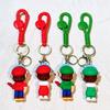 27 Stile Super Mario Bros Schlüsselanhänger Actionfigur Niedlicher Cartoon-Charakter Spielzeugpuppe Modell Dekoration Kindergeburtstagsgeschenk