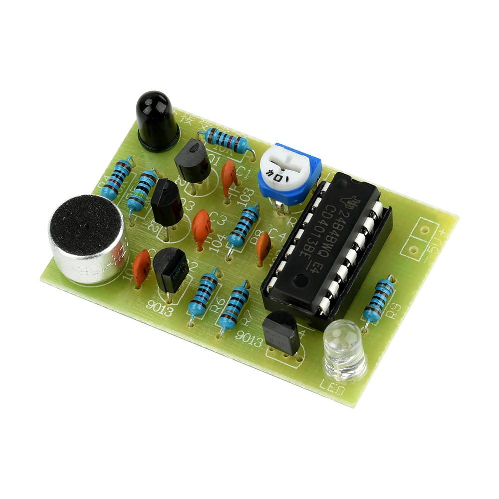 DC 5V Analog Electronic Candle Making Kit Lighting Blowing Control Simulation Candle Electronic Welding Training DIY Parts