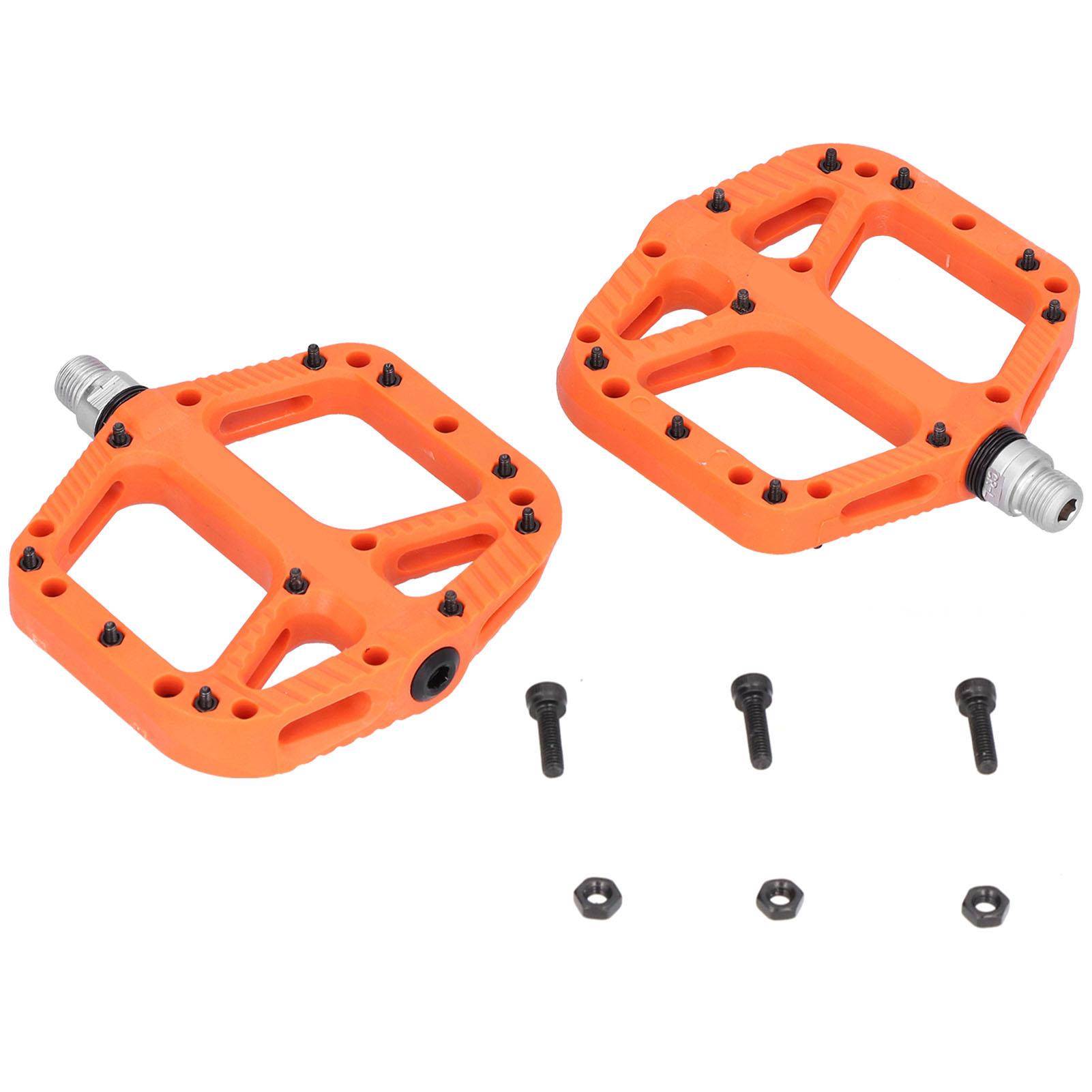 

Bicycle Reinforced Nylon Widen Comfortable High Speed Bearing Pedal Bicycle Accessories Orange