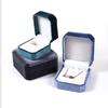 Elegant Velvet Octagonal Jewelry Box for Rings, Bracelets, Necklaces, and Pendants