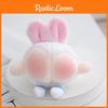 Charming Peach Bottom Bunny Plush Doll Funny Rabbit Bag Pendant