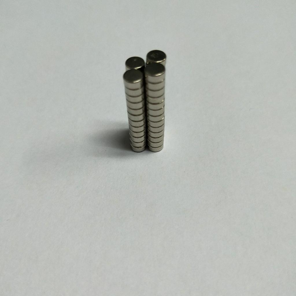 50Pcs/Set Round Creative NdFeB Magnet for Industrial Equipment and DIY Toys,Size: 4x2mm