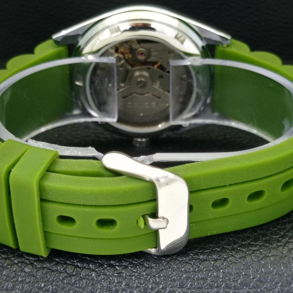 VINTAGE REFURBISHED SEIKO 5 AUTOMATIC 6309A JAPAN MENS GREEN WATCH a441246-4 Sk-a441246