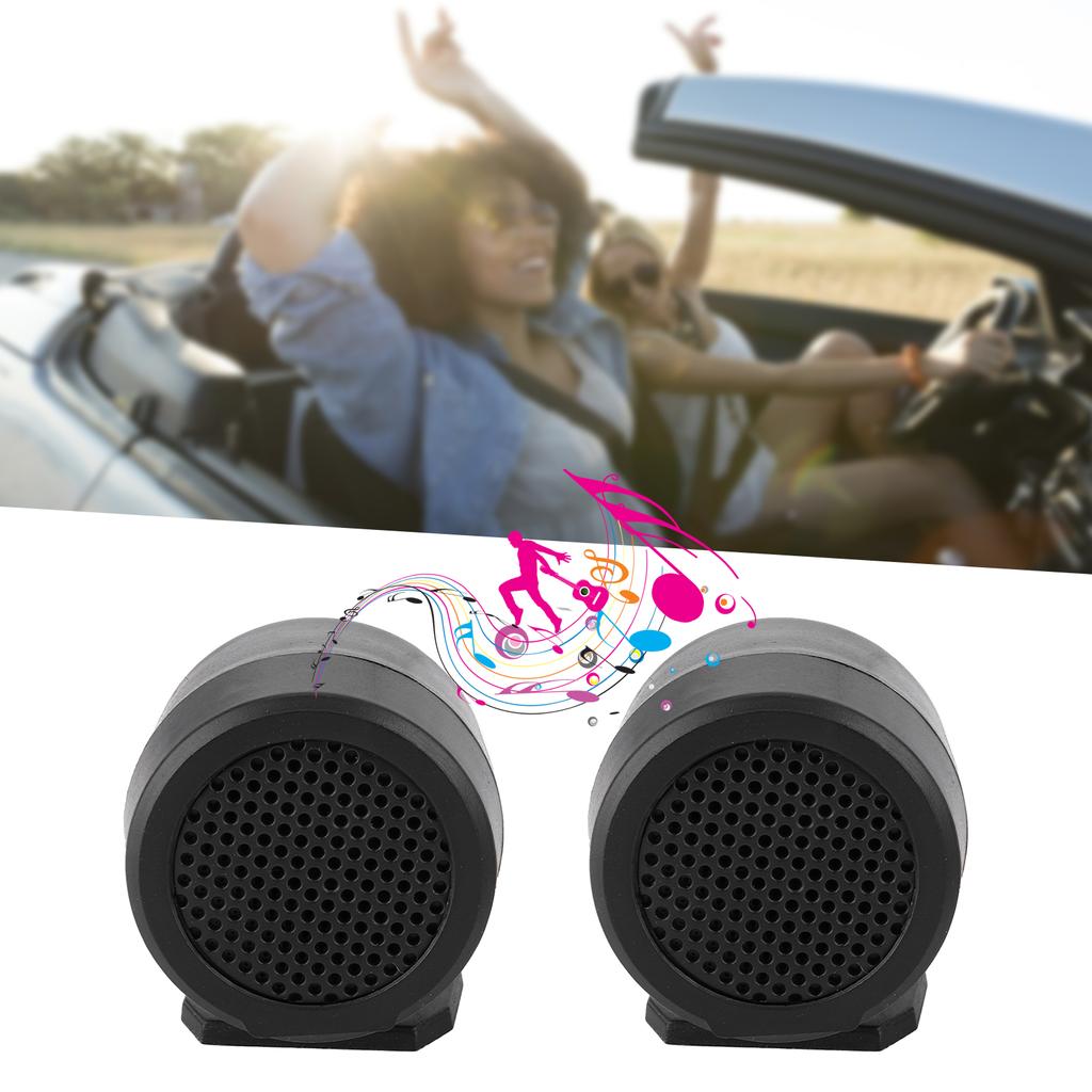 2 Stück Universal Hochtöner Lautsprecher 500W Super Leistung Lautsprecher Auto Audiosystem Rund