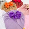 Baby Turban Threaded Bowknot Comfortable To Wear Soft-touching Summer Infant Lovely Kids Beanie Headwear Hat Birthday Gift