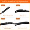 Windshield Wiper Blades For Mercedes Benz CLK-Class CLK500 2003-2006 OEM Quality