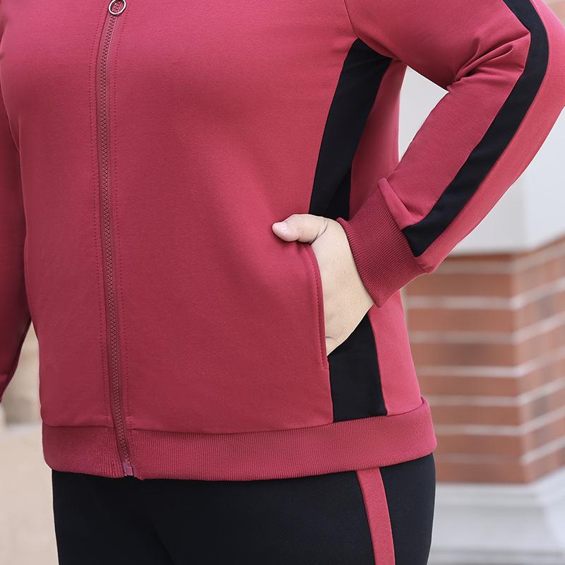 Plus Size Women's Autumn Fashion Comfortable Temperament Casual Suit