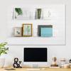 4 Pack Slatwall J Ledge Shelf, Clear Acrylic Slatwall Shelves Hanging Storage Accessories for Retail Display Boutiques Home Stores Boutiques