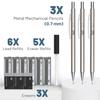 Creion mecanic metalic 3 Creion mecanic mecanic Schiță Desen Tehnic Mecanic Domnul. Set Stilou, 0,7 mm, Pachet, Creion 0,7, .7, Creion, Creion, Creion.