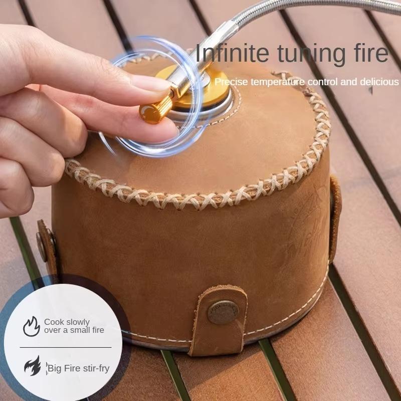 Portable Camping Stove Windproof Adjustable Tourist Camping Burners 20000W Folding Electronic Ignition Stoves Cooking Equipment