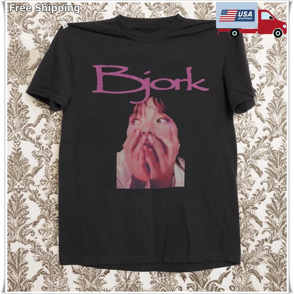 Rare Collection Bjork Cotton Gift For Fan T-shirt S-5XL
