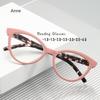 202 Модные очки для чтения «кошачий глаз» Женские Женские Личность Большая оправа Пружинные дужки Очки для пресбиопии от +1.0 до +4.0 gafas