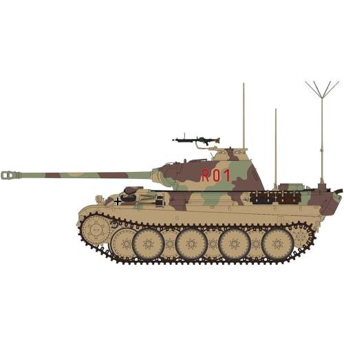 

Ryefield Models 1/35 Scale German Panther Ausf. G Command Tank with Working Tracks, Plastic Model, RFM5089, Molded in Color