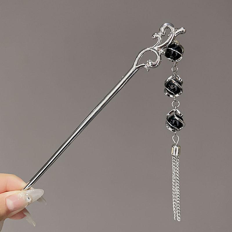 

Элегантная женская заколка для волос Античное серебро Бабочка Кисточка Палочка для волос Винтажный китайский стиль Металлические украшения Аксессуары для волос Заколки