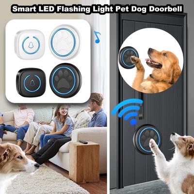 Kabellose Türklingel Intelligentes LED-Blinklicht Haustier Hund Türklingel,