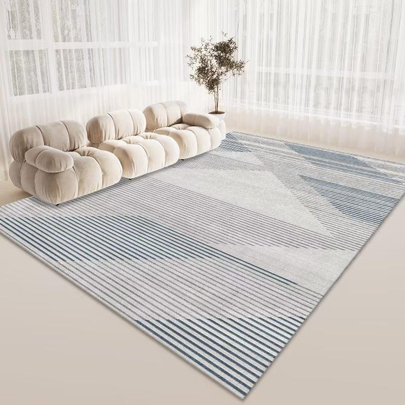 Geometrisch bedruckte Dekoration Heimteppich Wohnzimmer Moderner Stil 200x250 Große Bereichsteppiche für Schlafzimmer Weiche Rutschfeste Matte Kinder