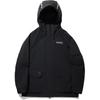 Li Ning Trench Coats Men's Black Hooded Moderate AWBV097-3