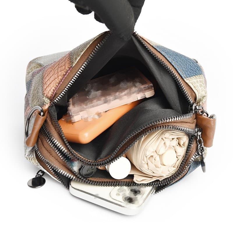 Fashion shoulder bag casual multi-layer messenger bag