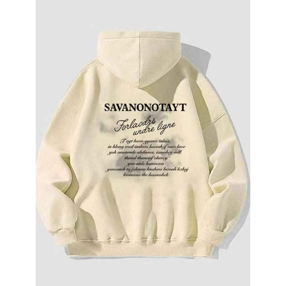 Retro American Hoodie Couple with Hooded Jacket Ladies Autumn and Winter New Casual and Comfortable Sweatshirt