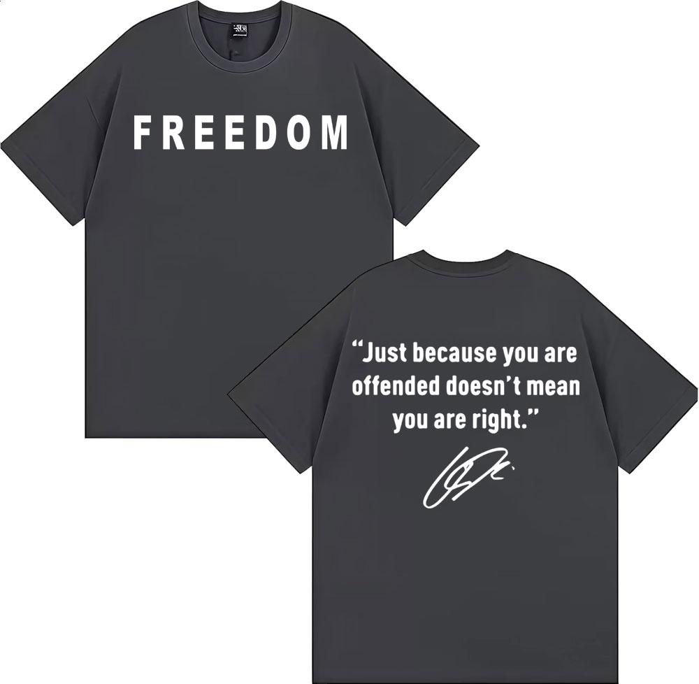 Prayers Up for Charlie Kirk Freedom T Shirt Men's Clothing Harajuku Y2k High Street T-shirts Man Casual Comfort Oversized Tshirt